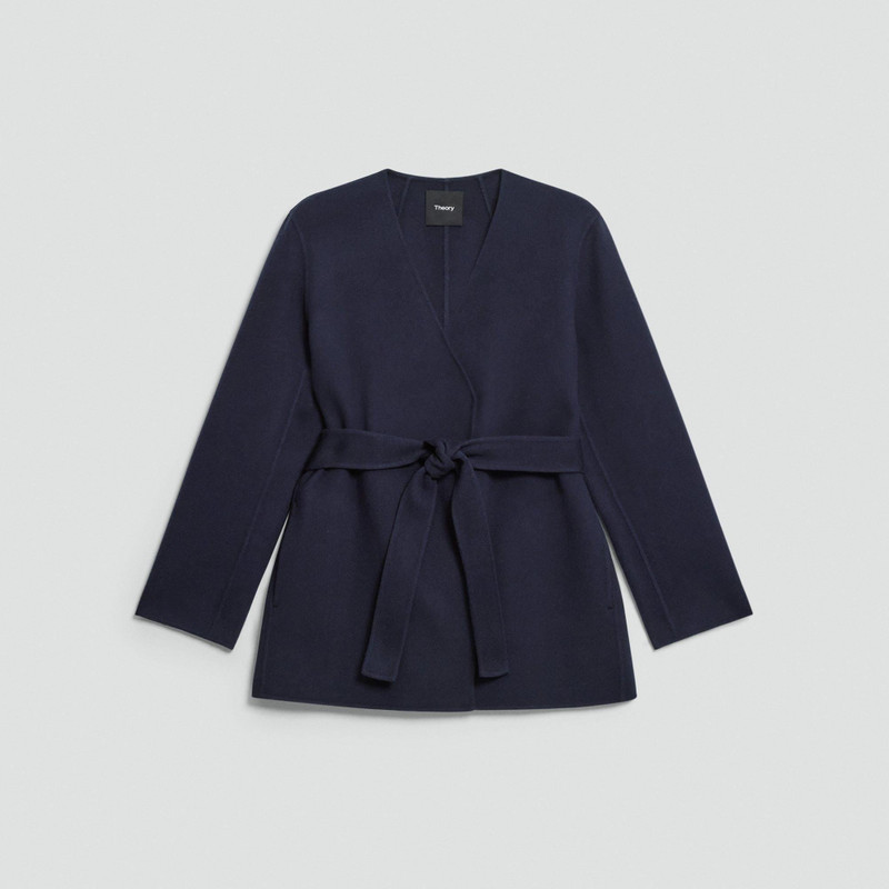 Cardigan Jacket in Double-Face Wool-Cashmere 1