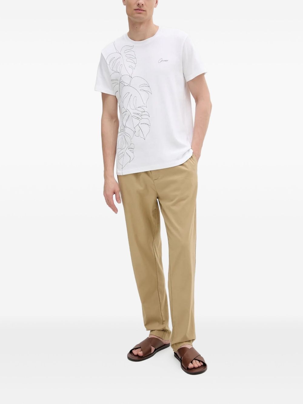 drawstring-waist trousers - 2