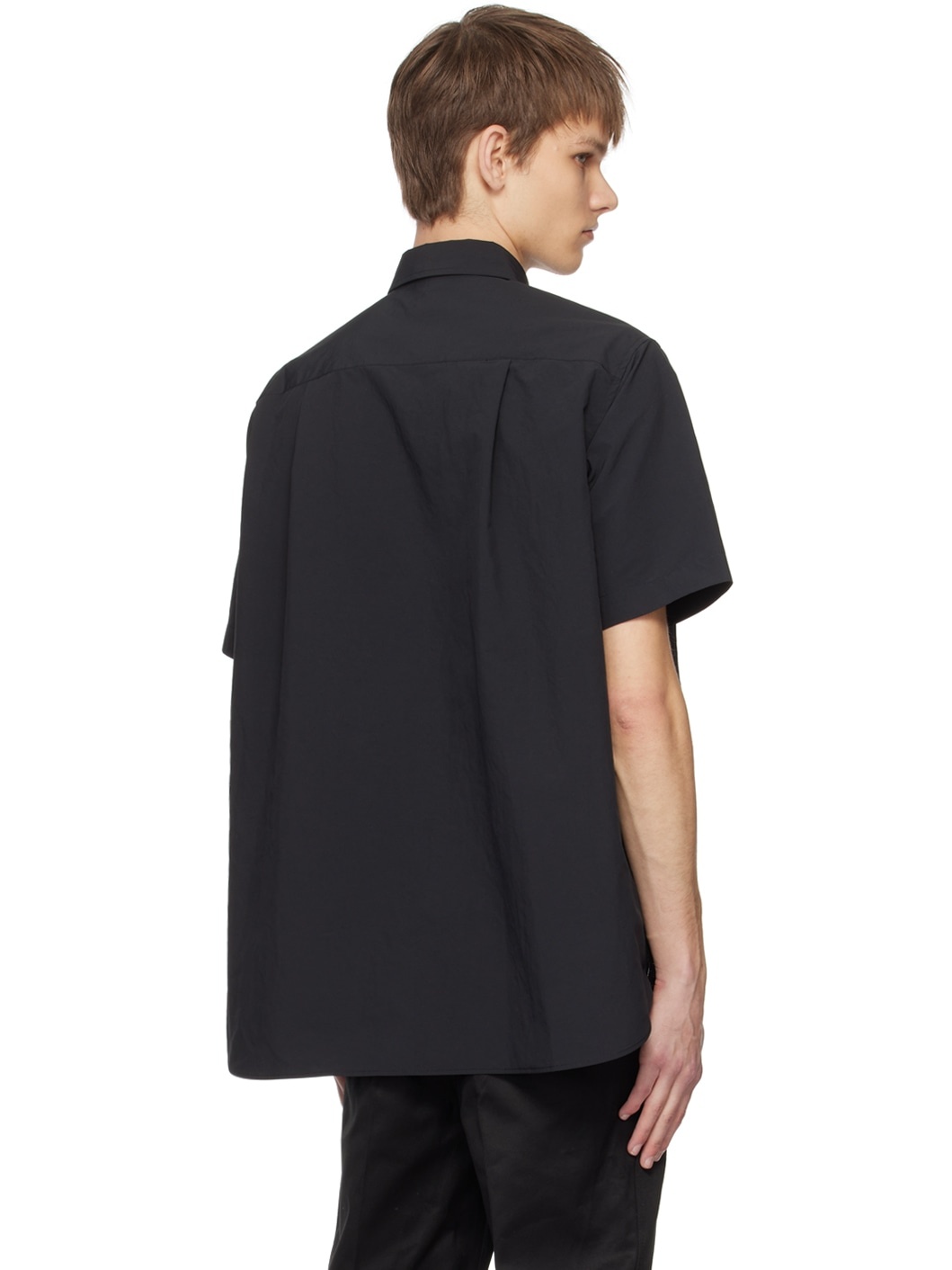 Black Expansion Panel Shirt - 3