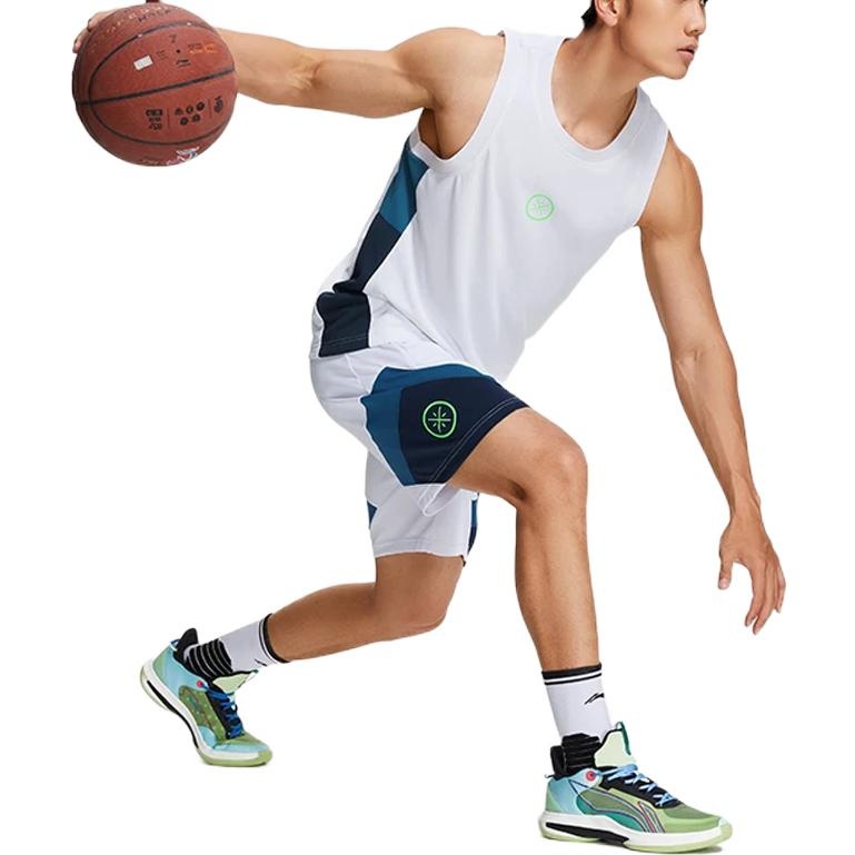 Li-Ning Way Of Wade Logo Basketball Jersey 'White' AAYS041-10 - 5