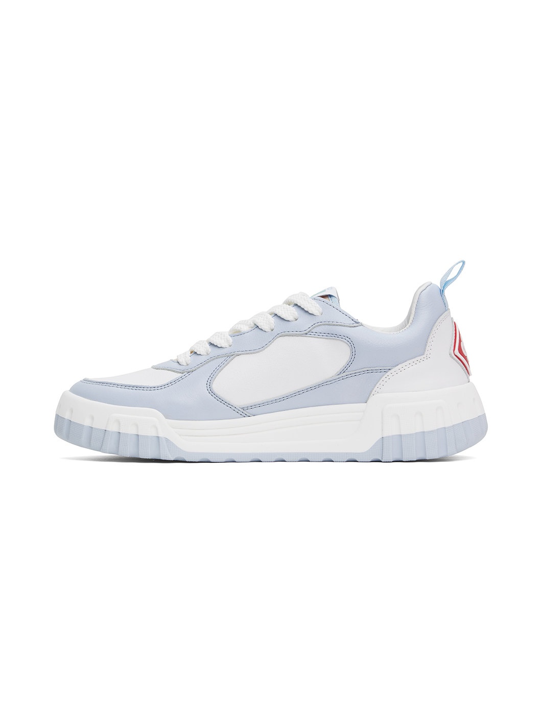 Blue & White 'The Court' Sneakers - 3