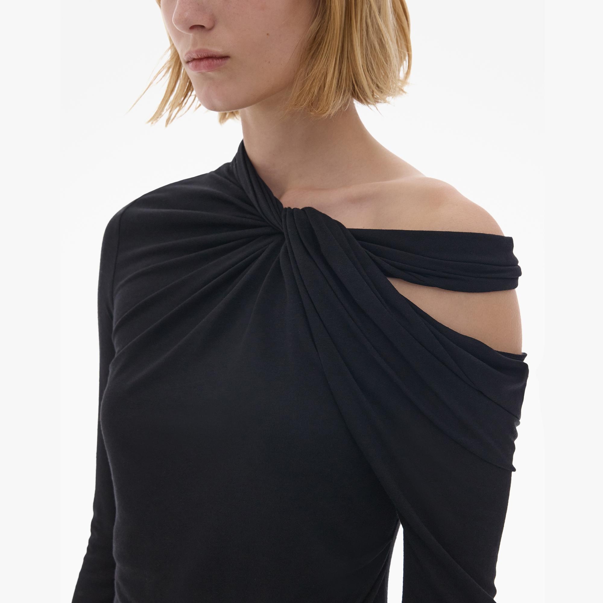 TWISTED LONG-SLEEVE TOP - 6