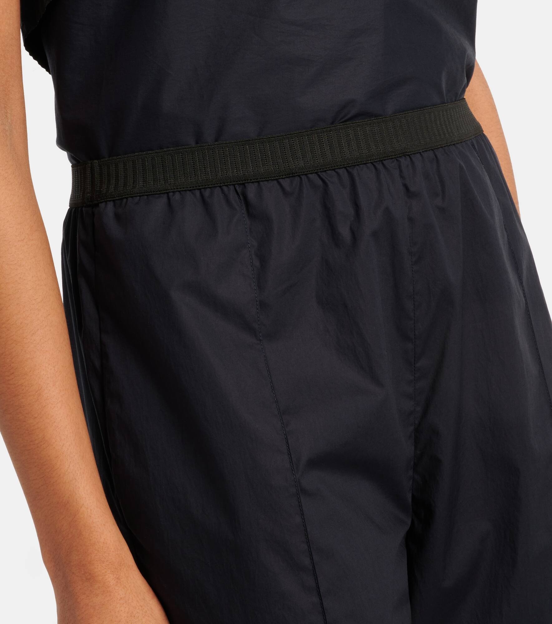 High-rise cotton straight pants - 4