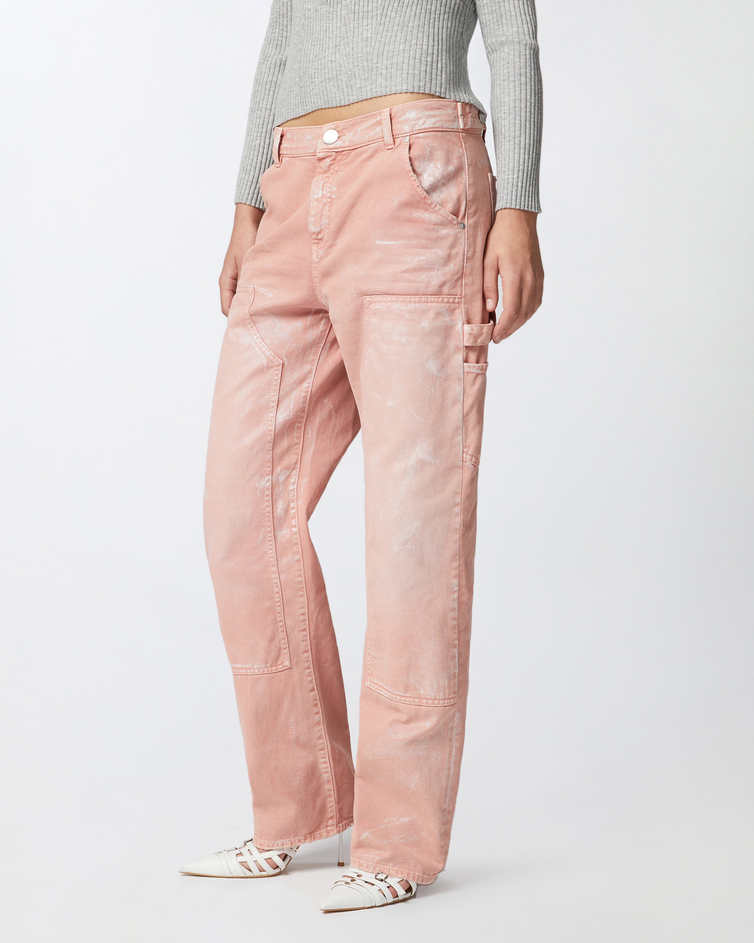 WORN COTTON BULL WORKWEAR JEANS - 3