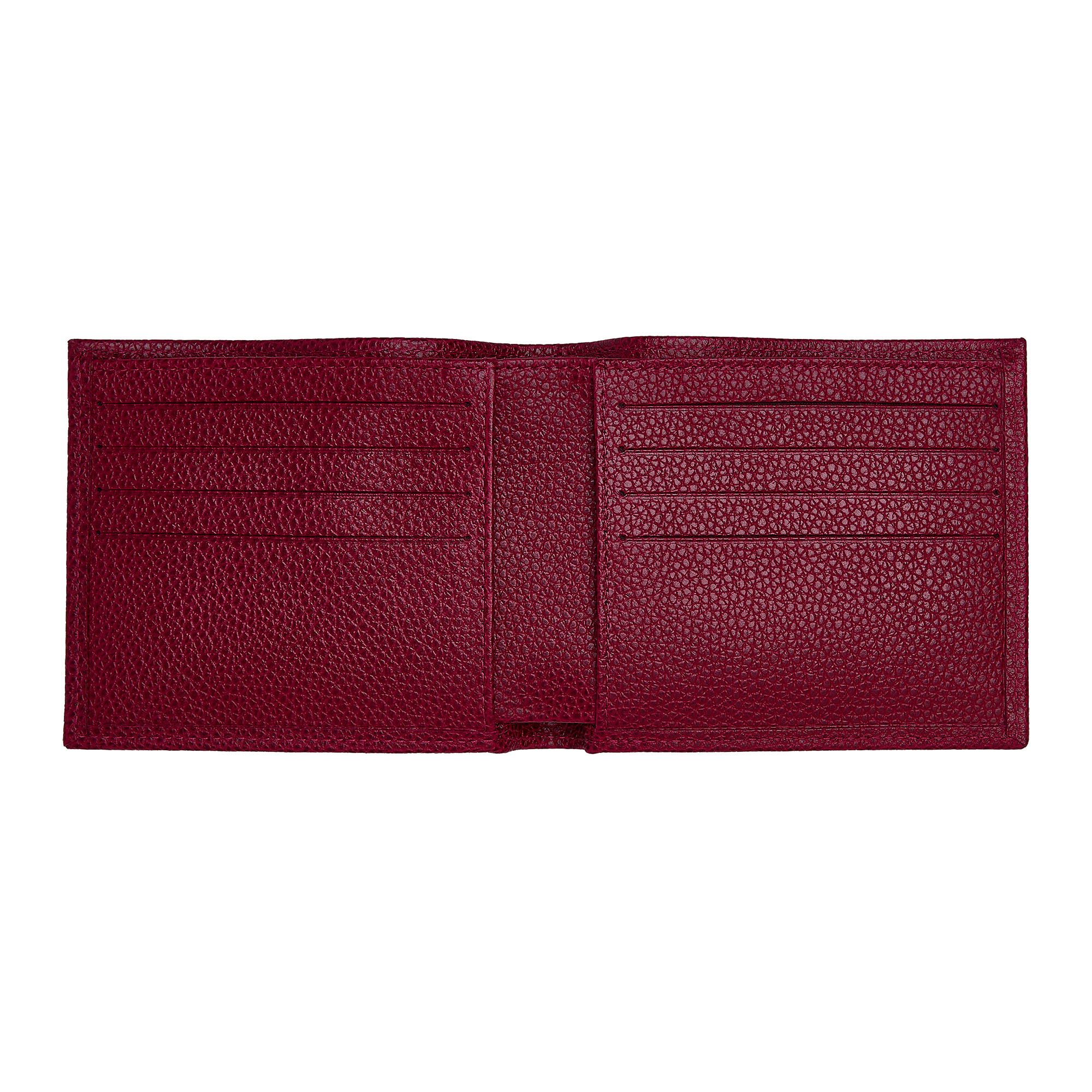 Le Foulonné Wallet Beetroot - Leather - 3