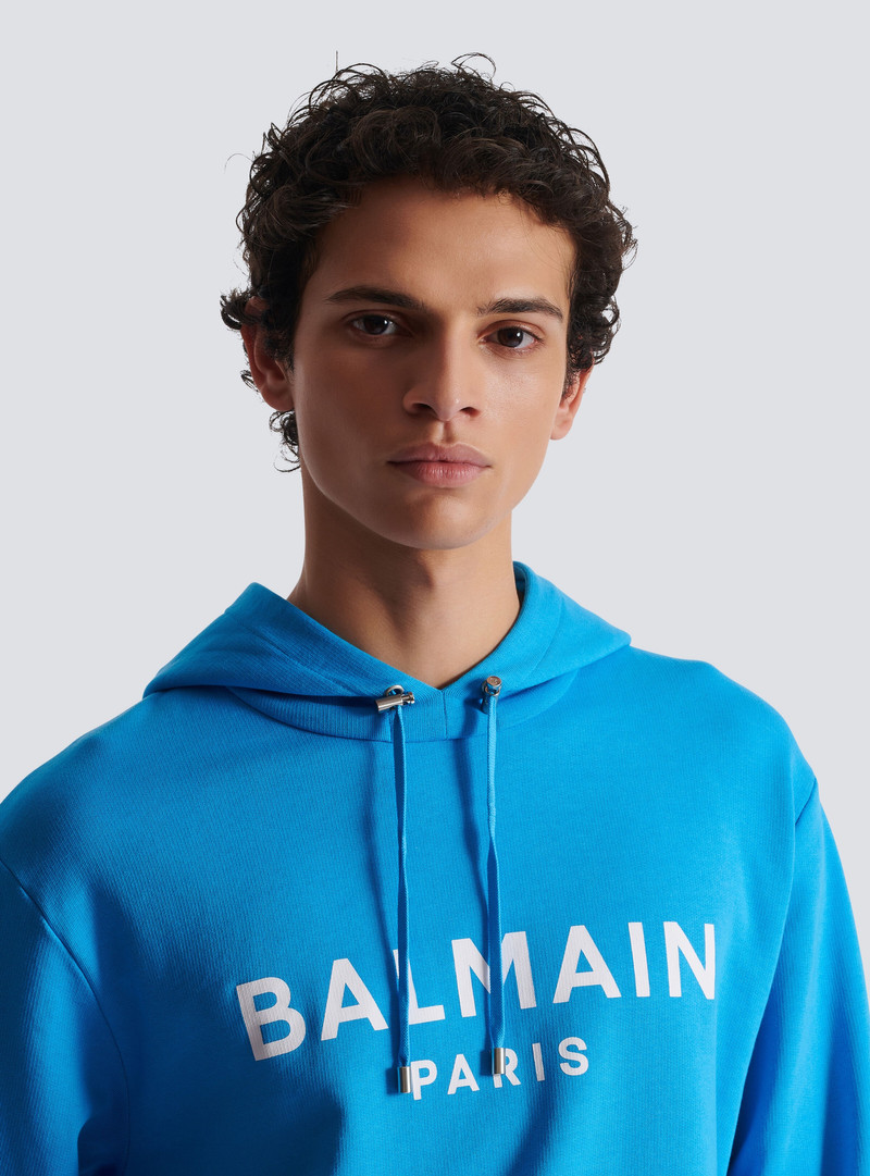 Printed Balmain Paris hoodie 7