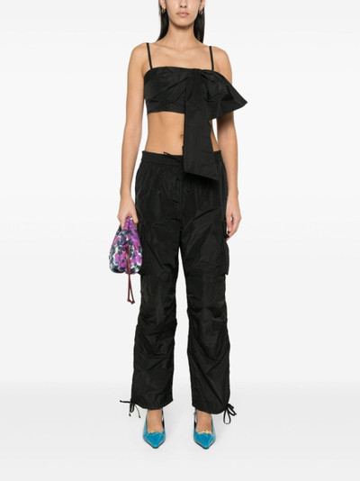 MSGM cargo-pockets crepe trousers outlook