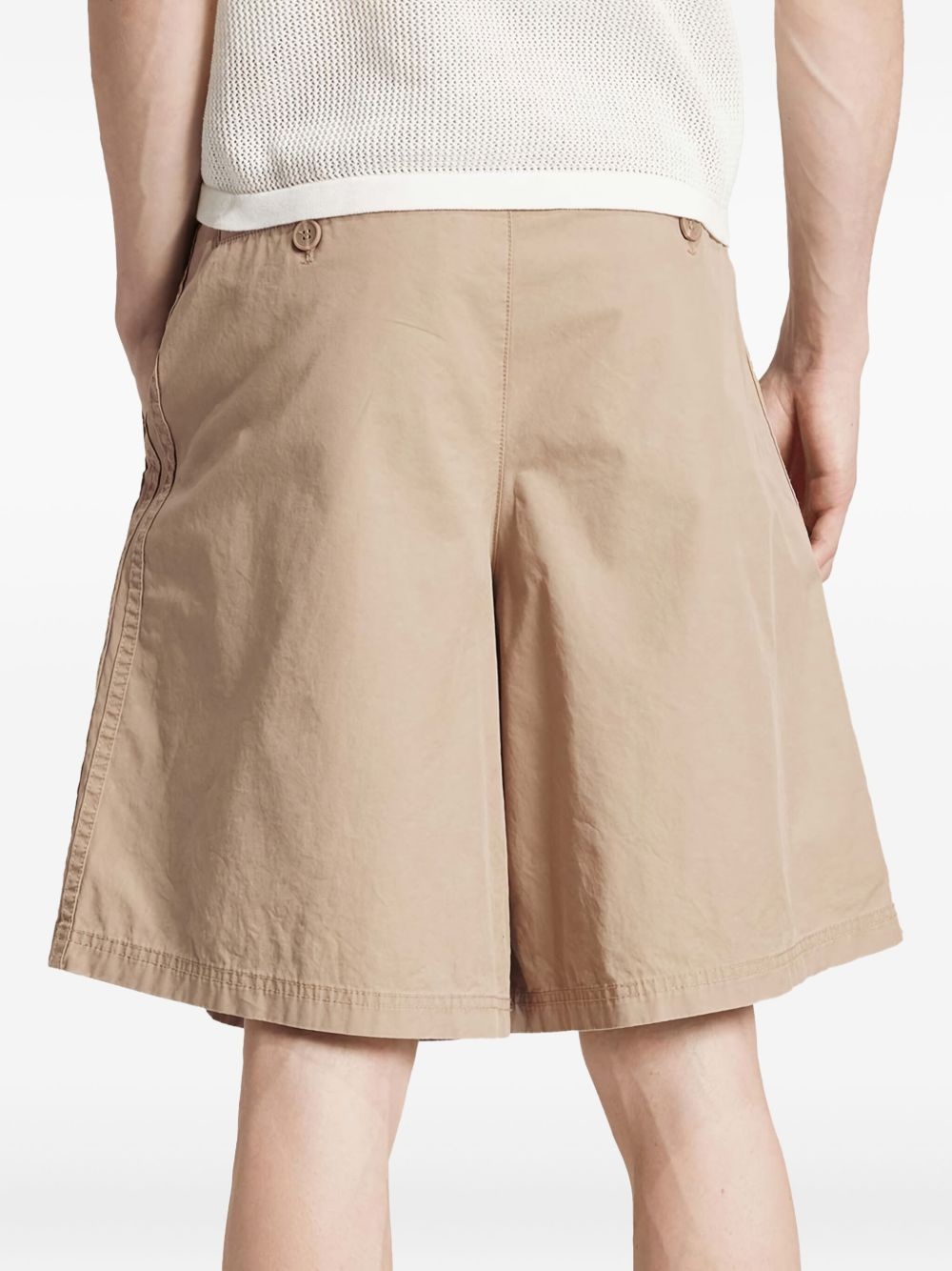 logo-embroidered shorts - 3