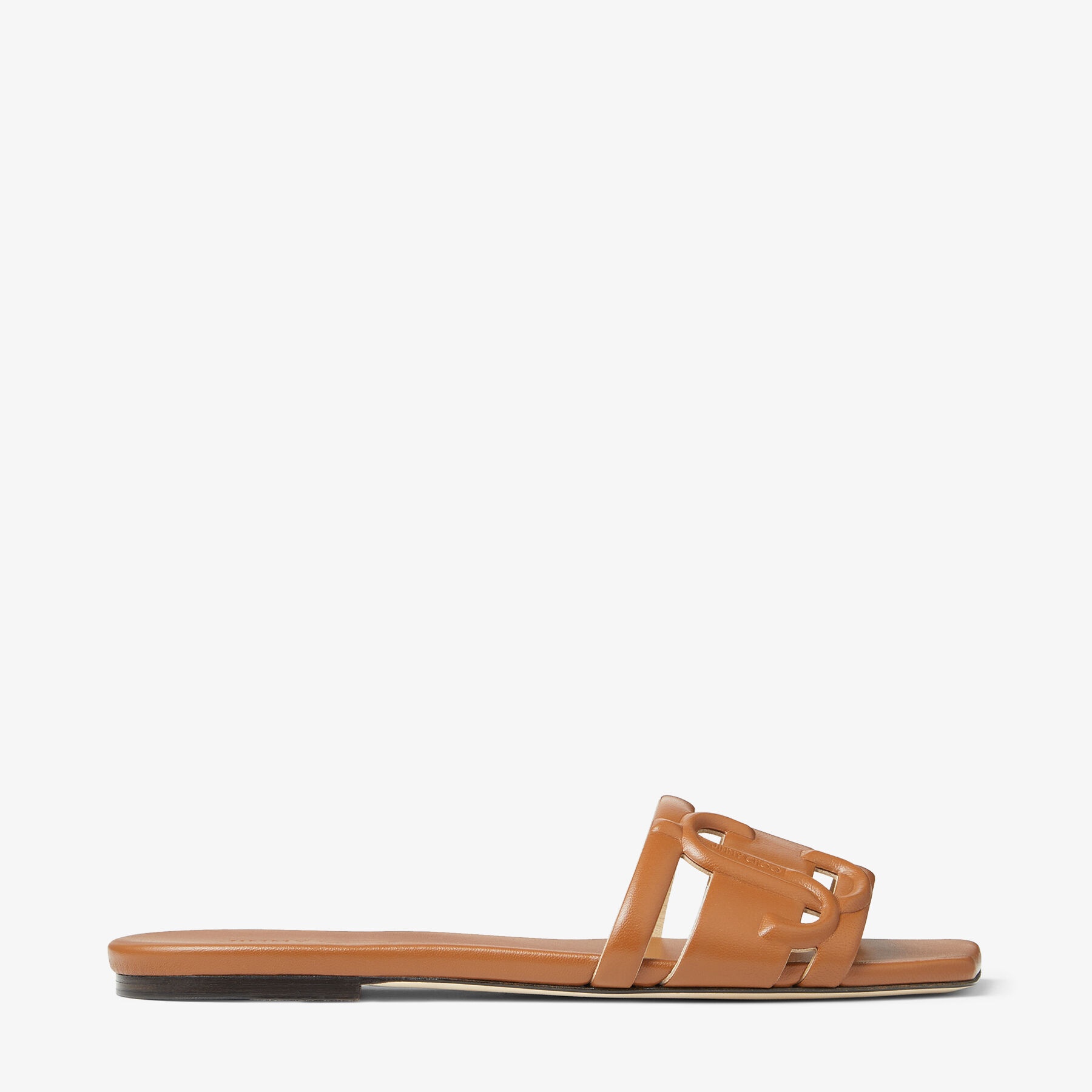 Laran Flat
Tan Nappa Leather Flats with JC Monogram - 1