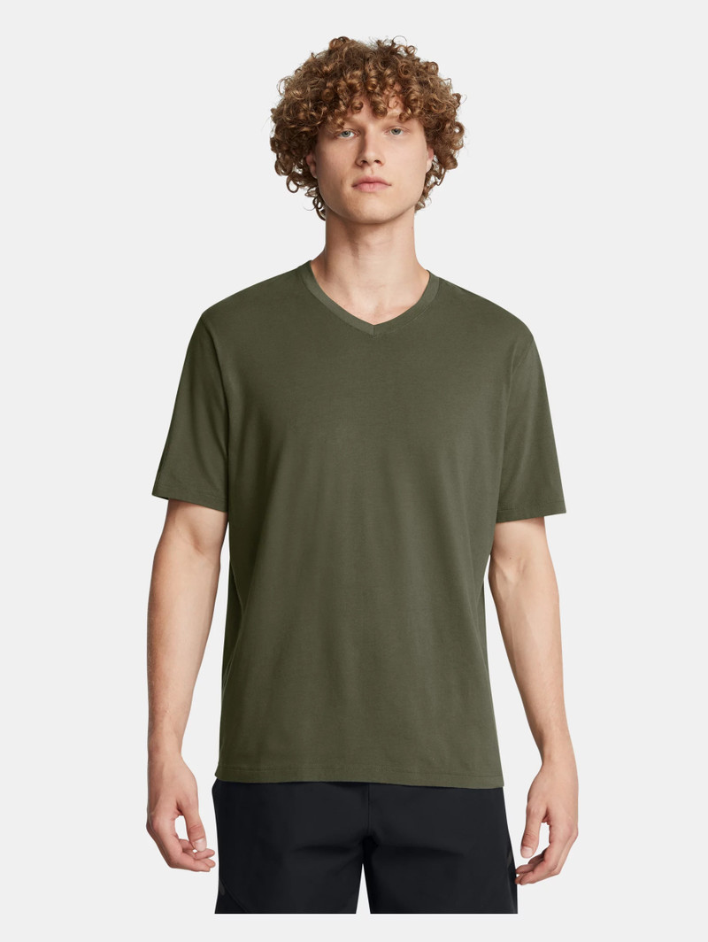 Under Armour Men's UA Icon Charged Cotton® V-neck Short Sleeve outlook