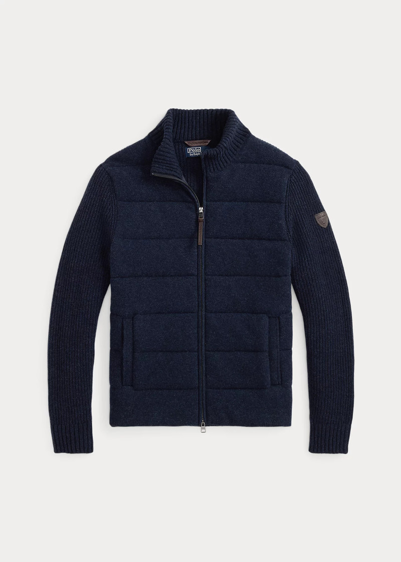 Wool-Cashmere Full-Zip Sweater 1