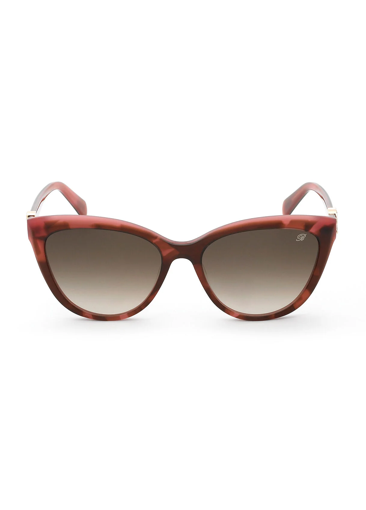 ACETATE SUNGLASSES WITH SOFT CAT-EYE FRONT - 1