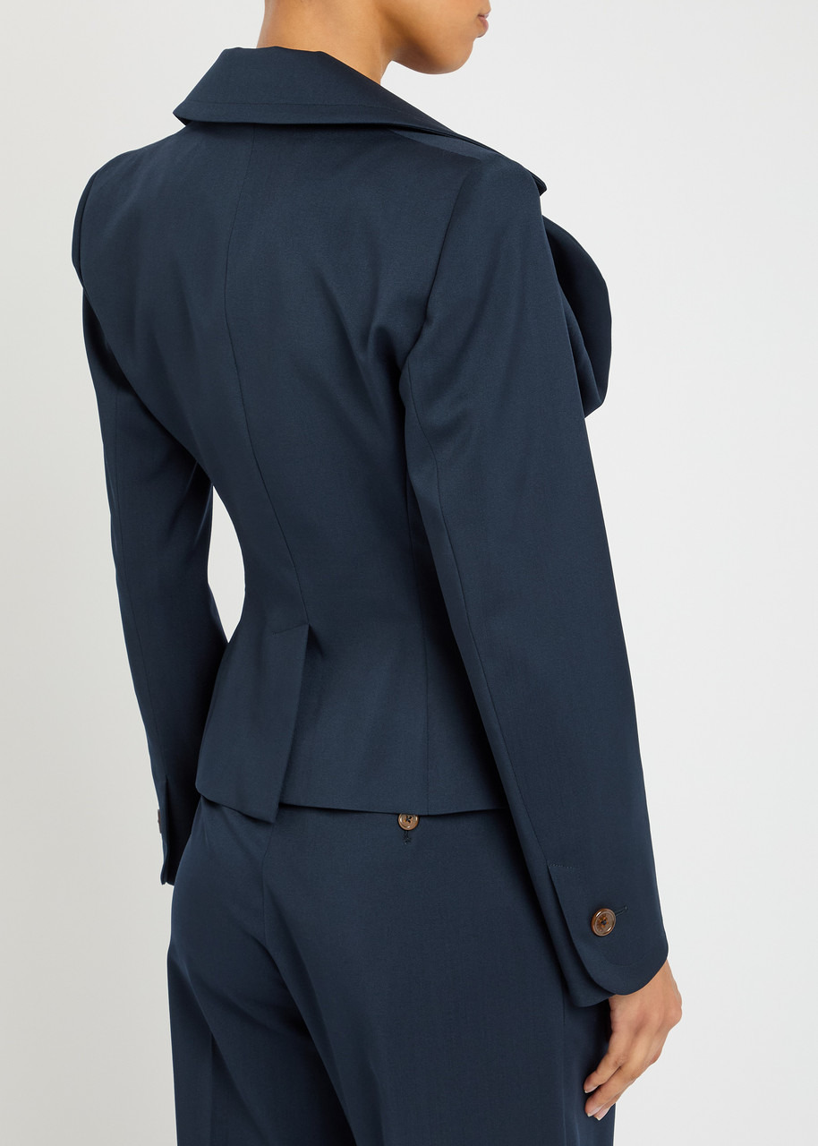 Vivienne Westwood Drunken Draped Wool Jacket - 3