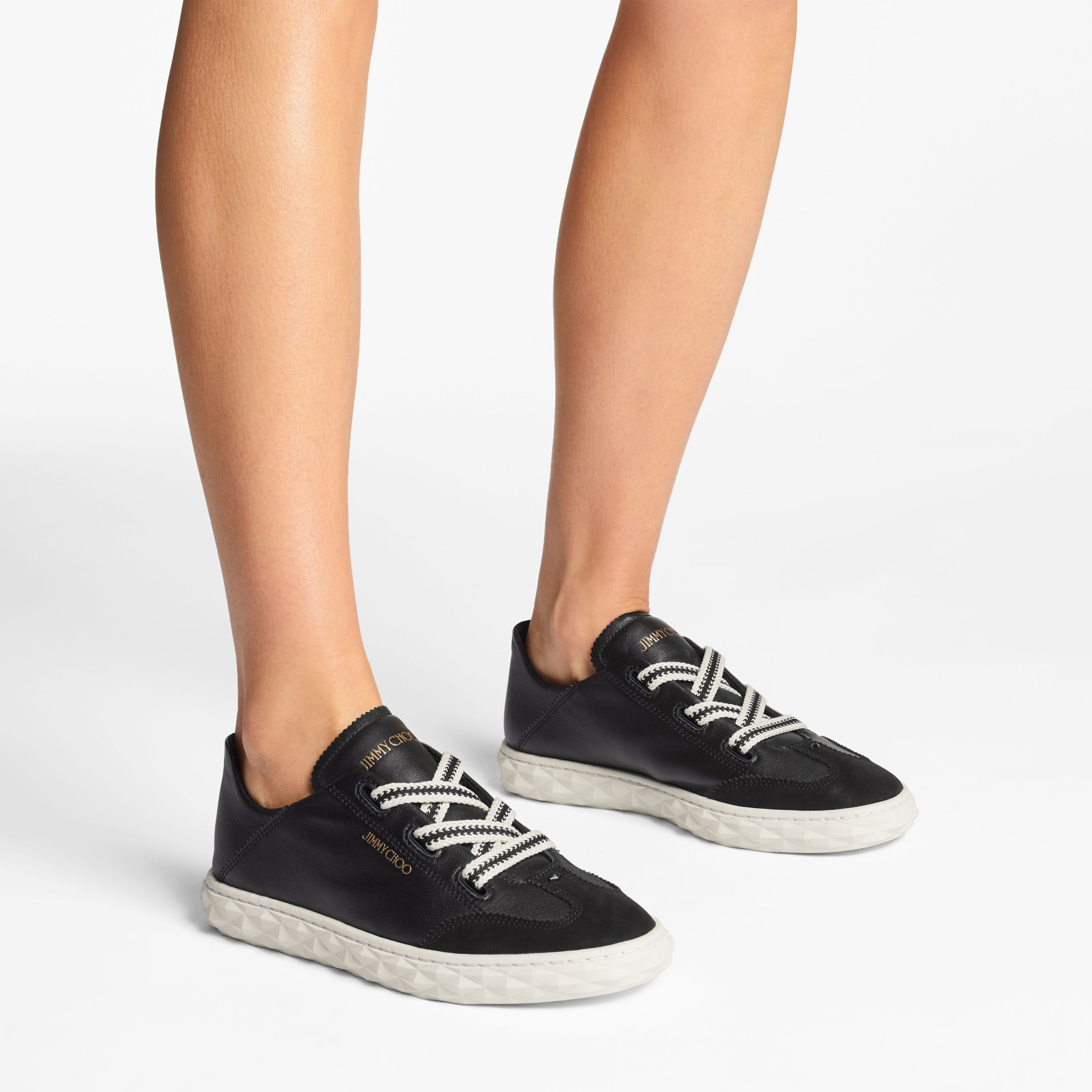 Diamond Light Flex F
Black Leather Trainers - 2