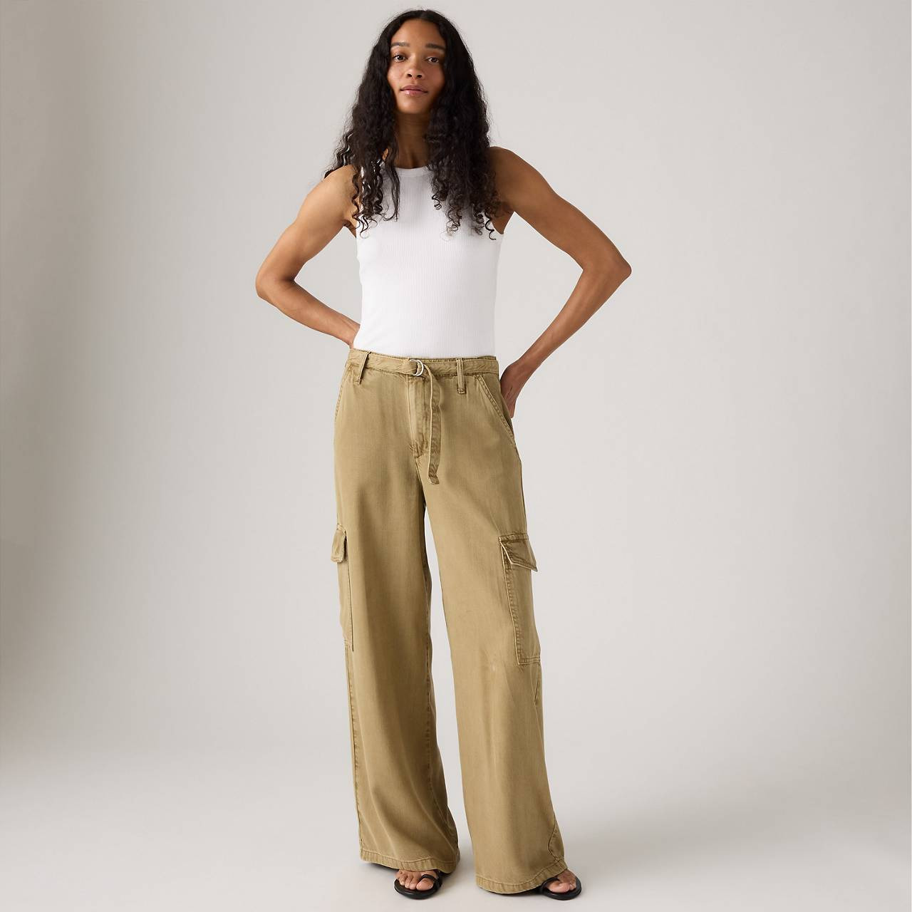 BAGGY DAD CARGO WOMEN'S PANTS - 3