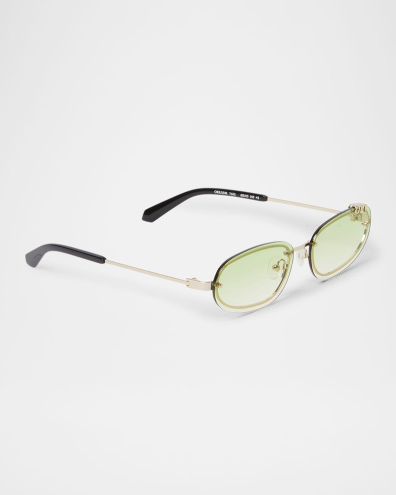 Off-White Miami Metal Oval Sunglasses outlook