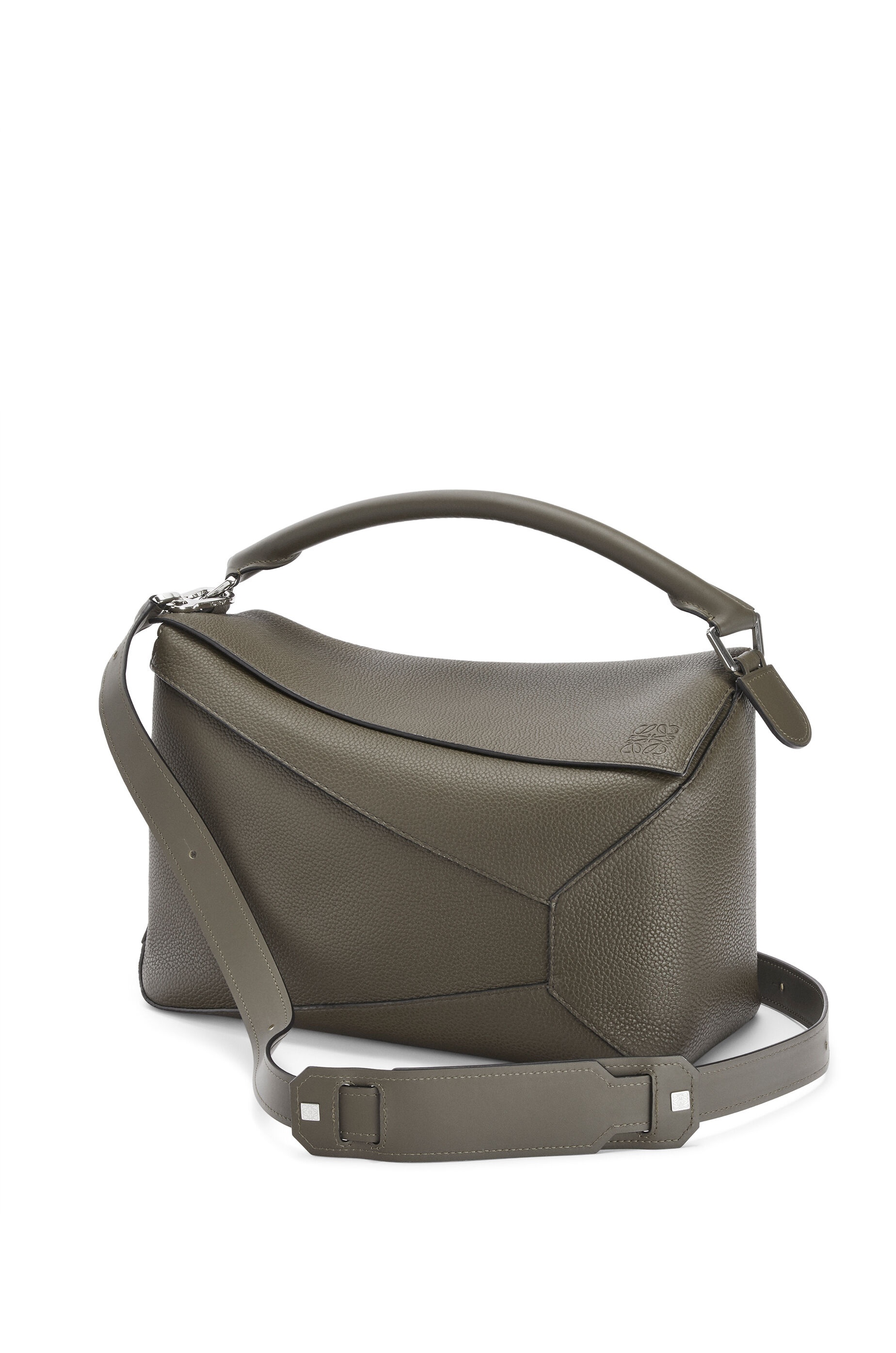 Large Puzzle bag in grained calfskin - 2