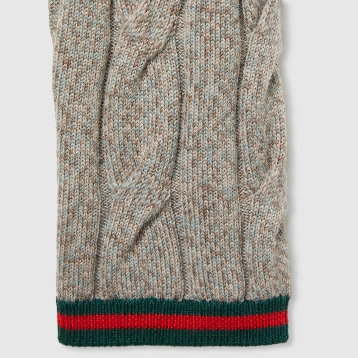 Fine cable and rib wool polo top - 8