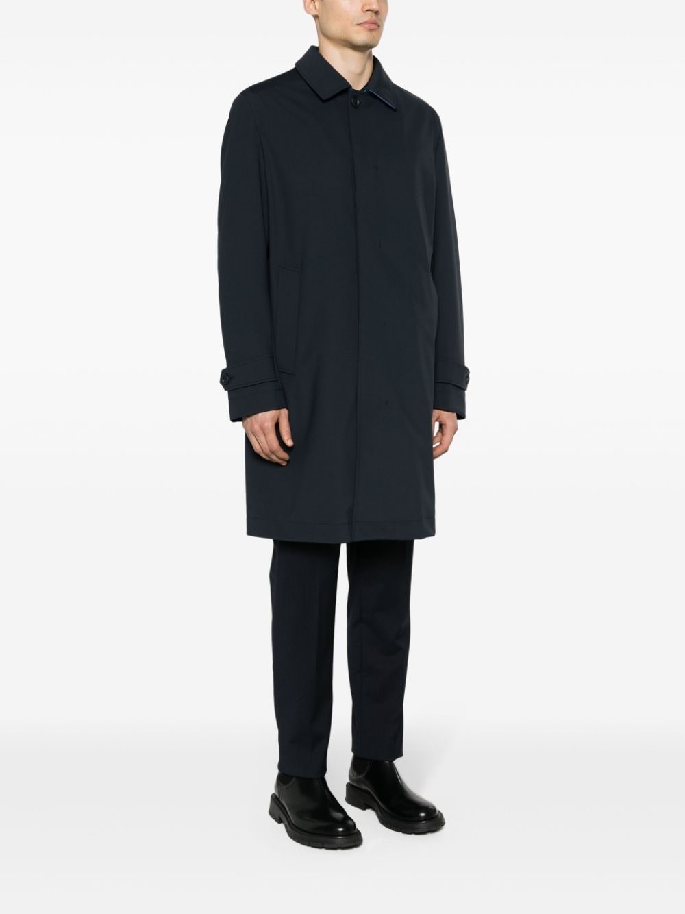 midi trench coat - 3