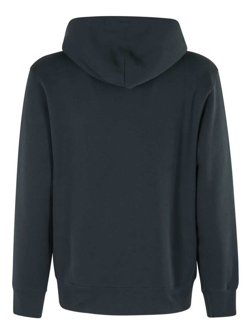 AUTRY logo-embroidered cotton hoodie outlook