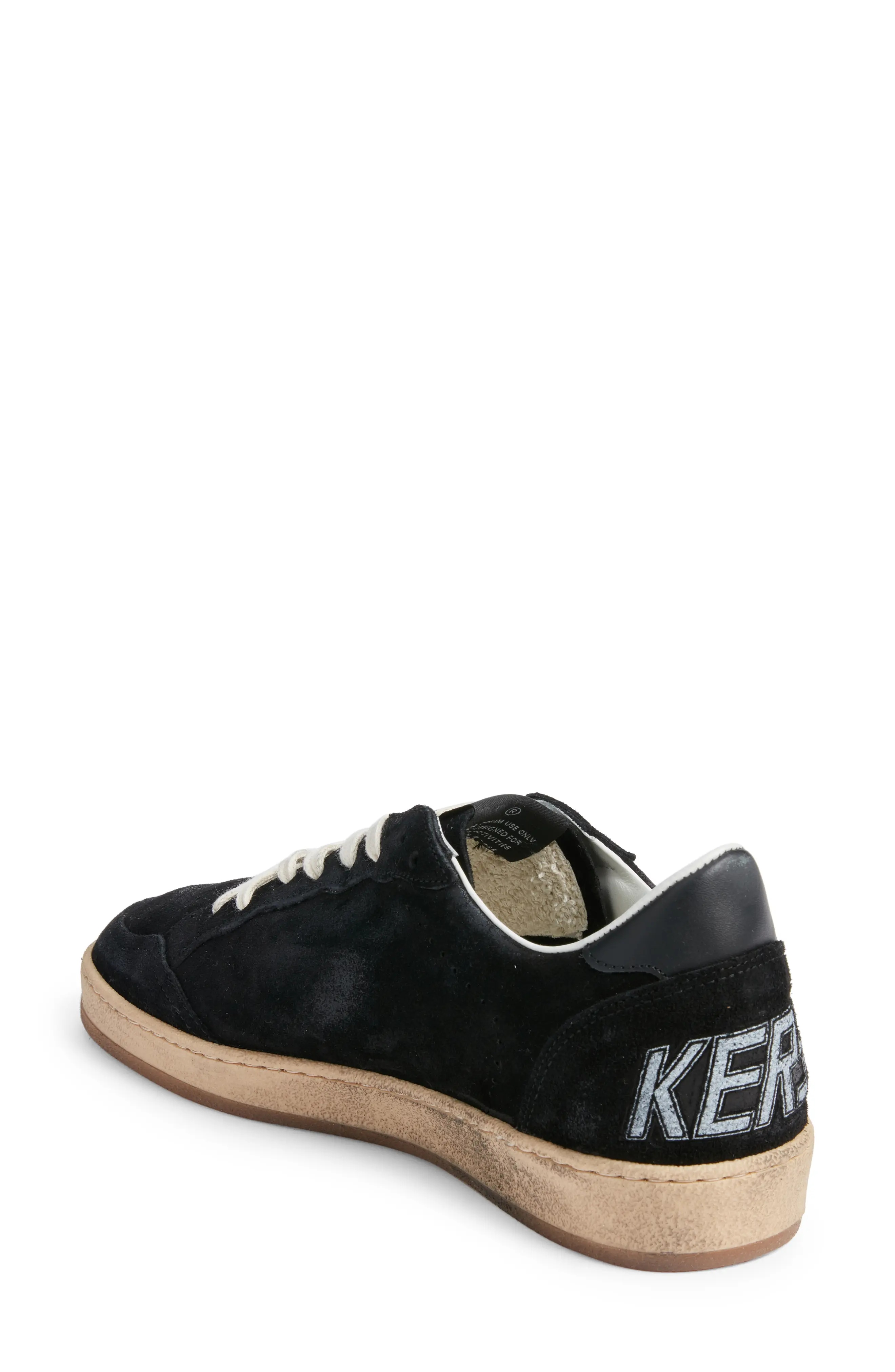 Ball Star Low Top Sneaker in Black/White - 2