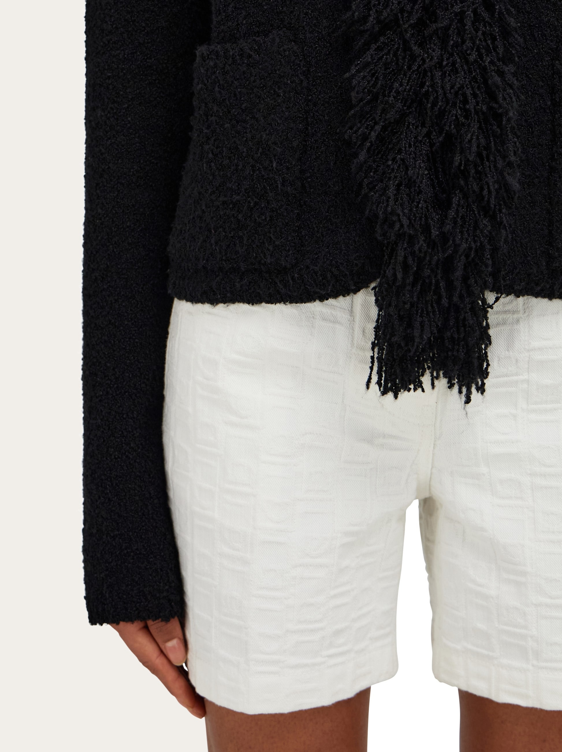 Cardigan with fringe detail - 5