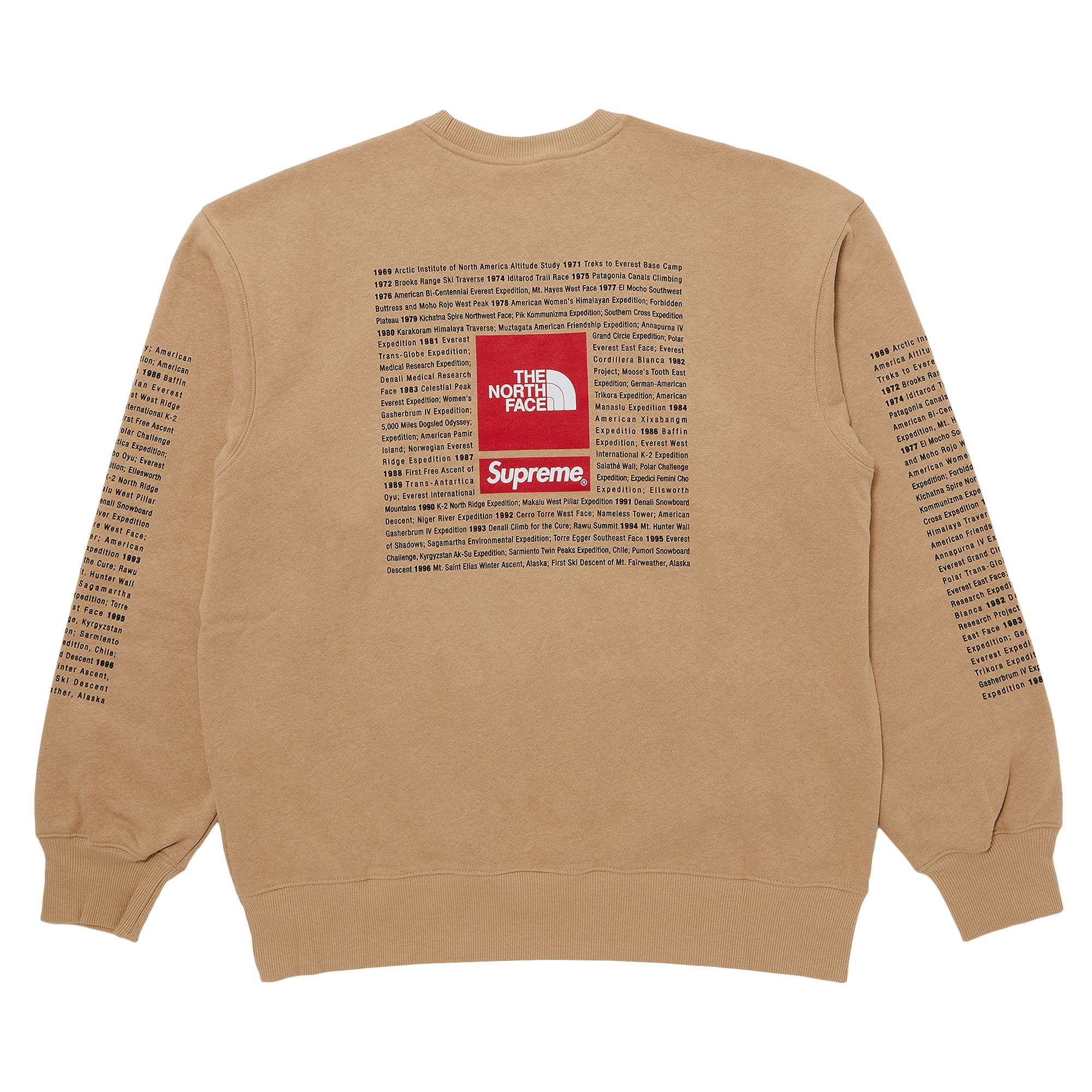 Supreme x The North Face Crewneck 'Khaki' - 2