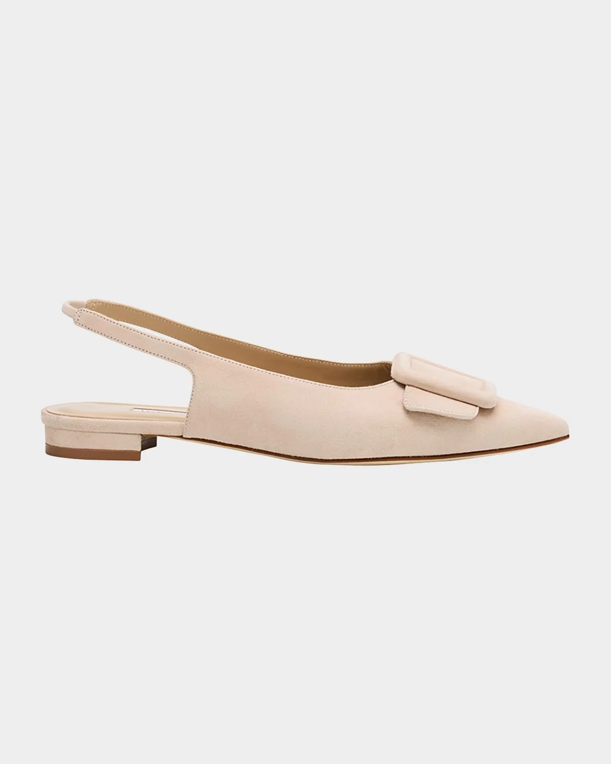 Maylura Suede Slingback Ballerina Flats - 1