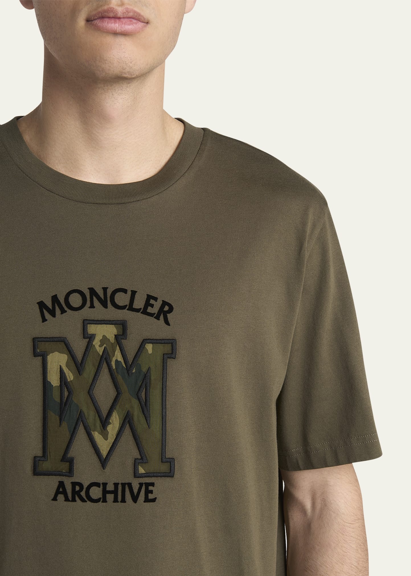 Men's Camouflage Logo Crewneck T-Shirt - 5