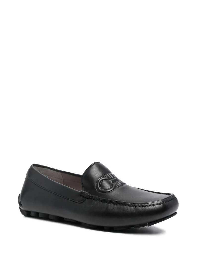 FERRAGAMO embossed-Gancini loafers outlook