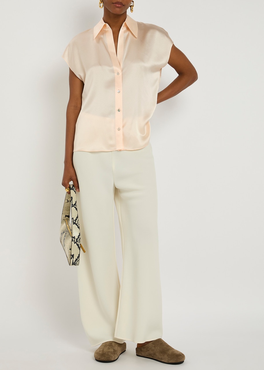 Vince Silk-satin Shirt - 4