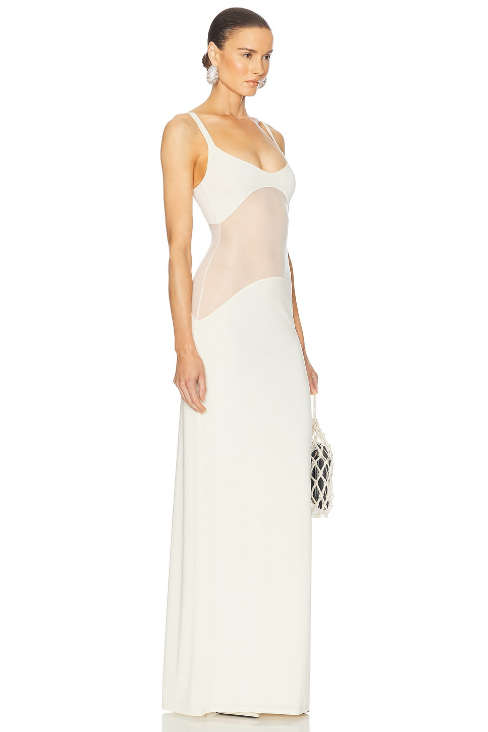 Sheer Knit Curve Maxi Dress - 2