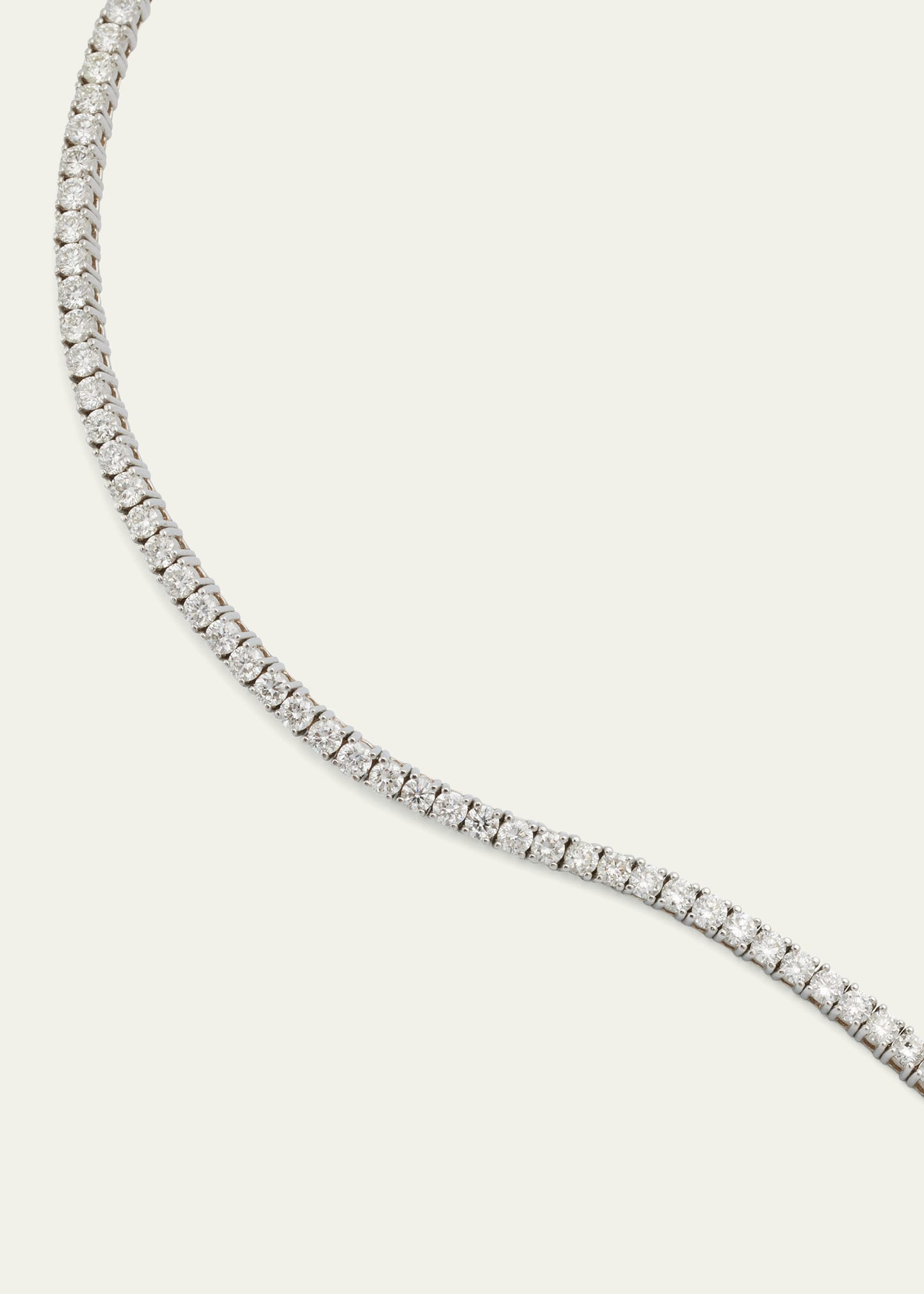 14K White Gold Diamond Tennis Bracelet - 3