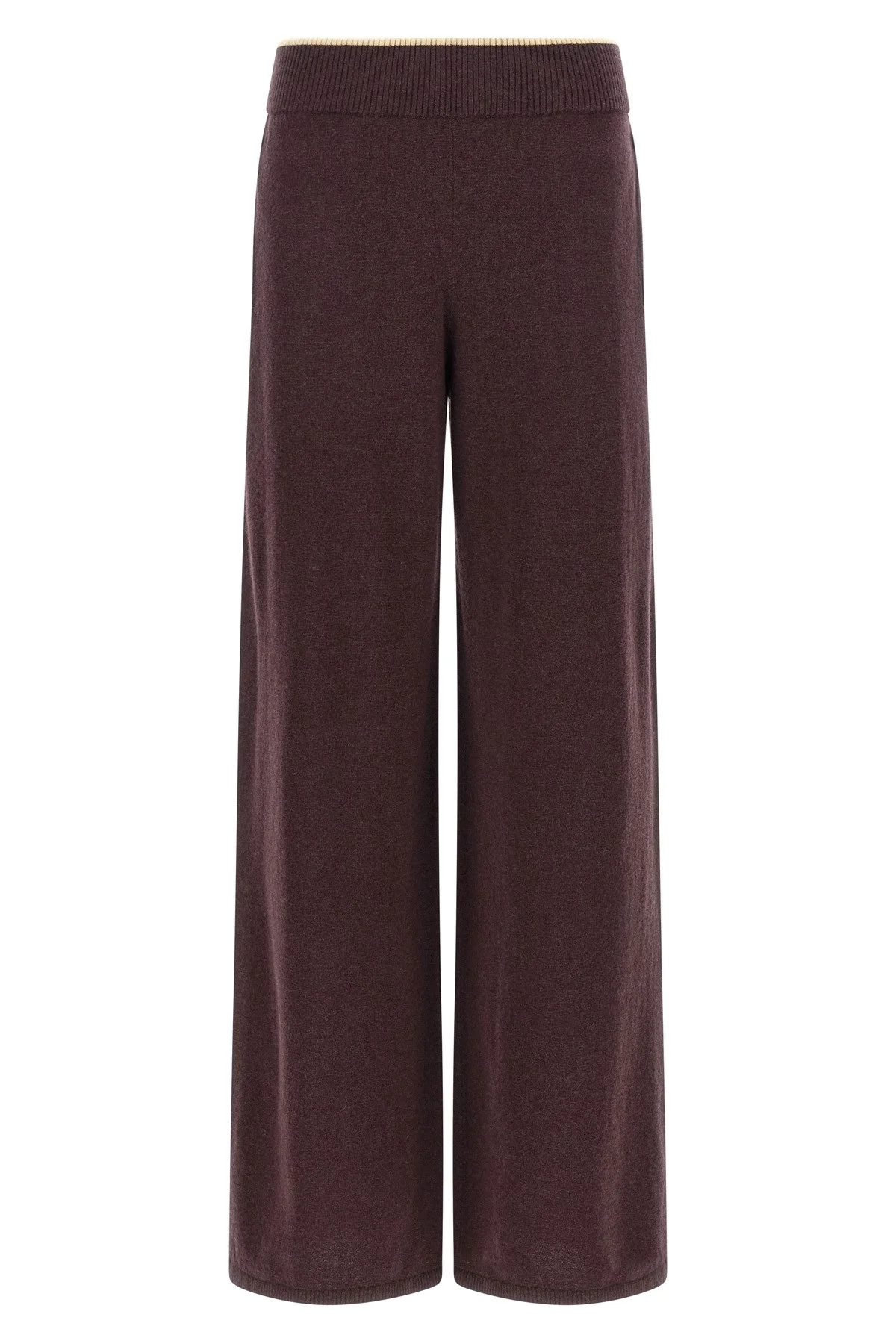 Mélange Knit Pants - 1