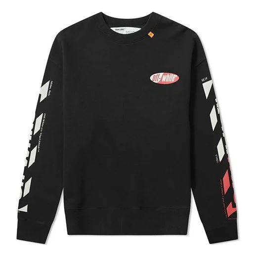Off-White SS19 Diagonals Crew Neck Sweater OMBA035S190030061020 - 1