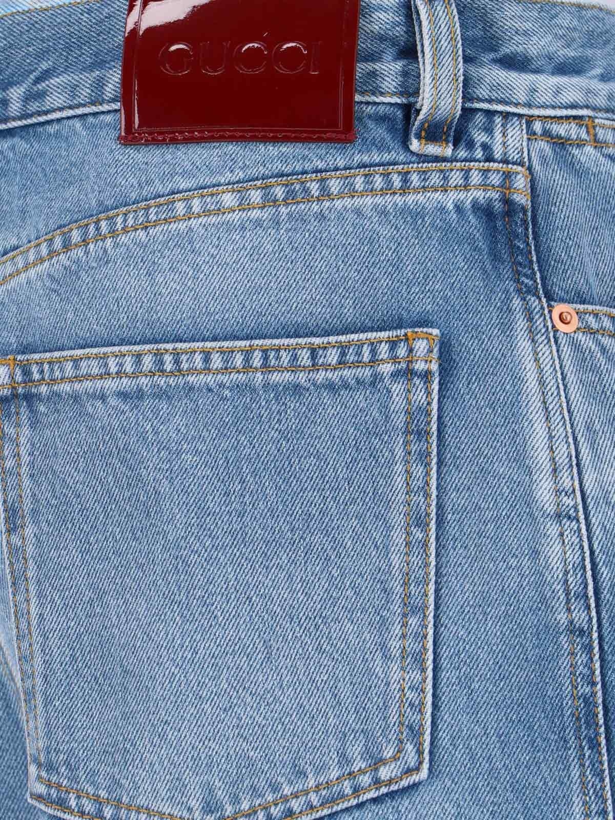 LOGO WIDE JEANS - 4