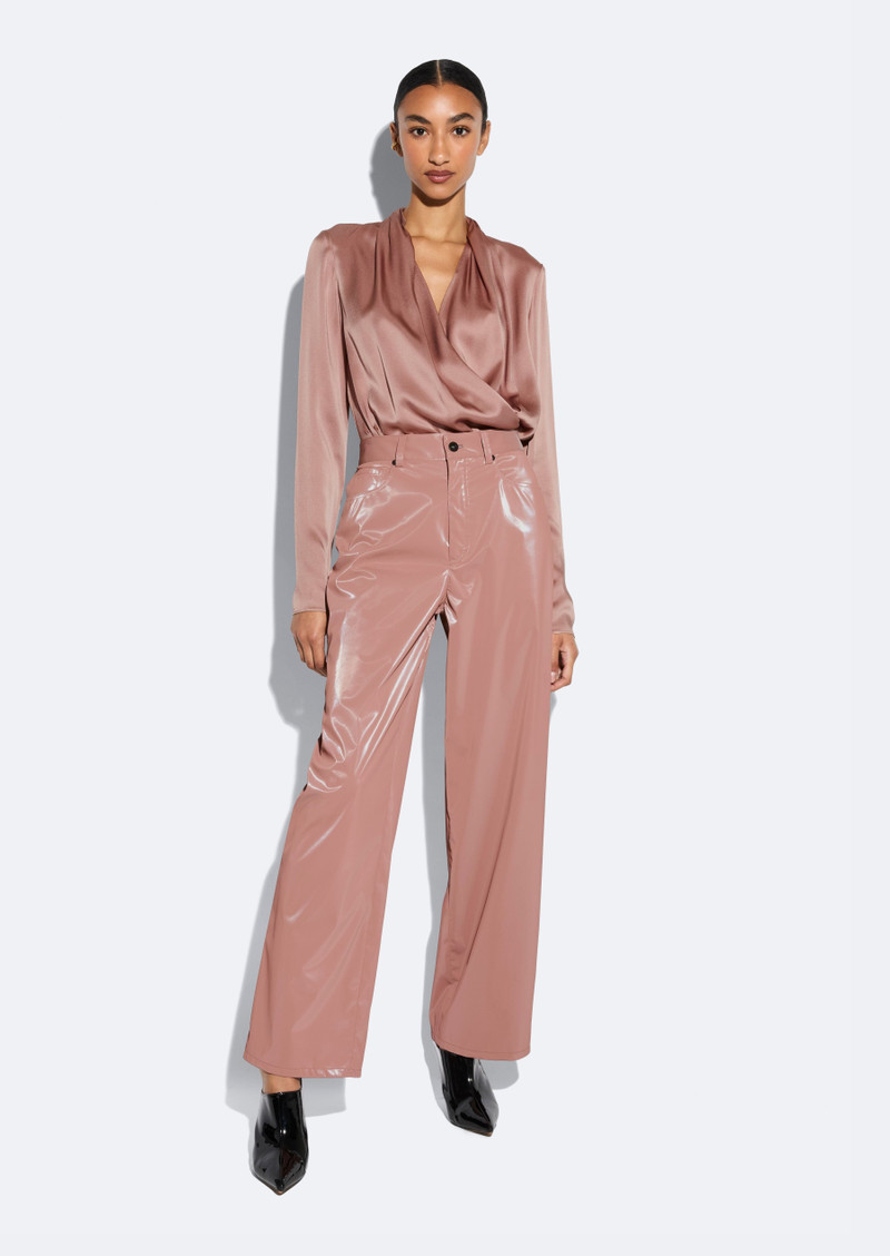 LAPOINTE Vinyl Straight Leg Pant outlook
