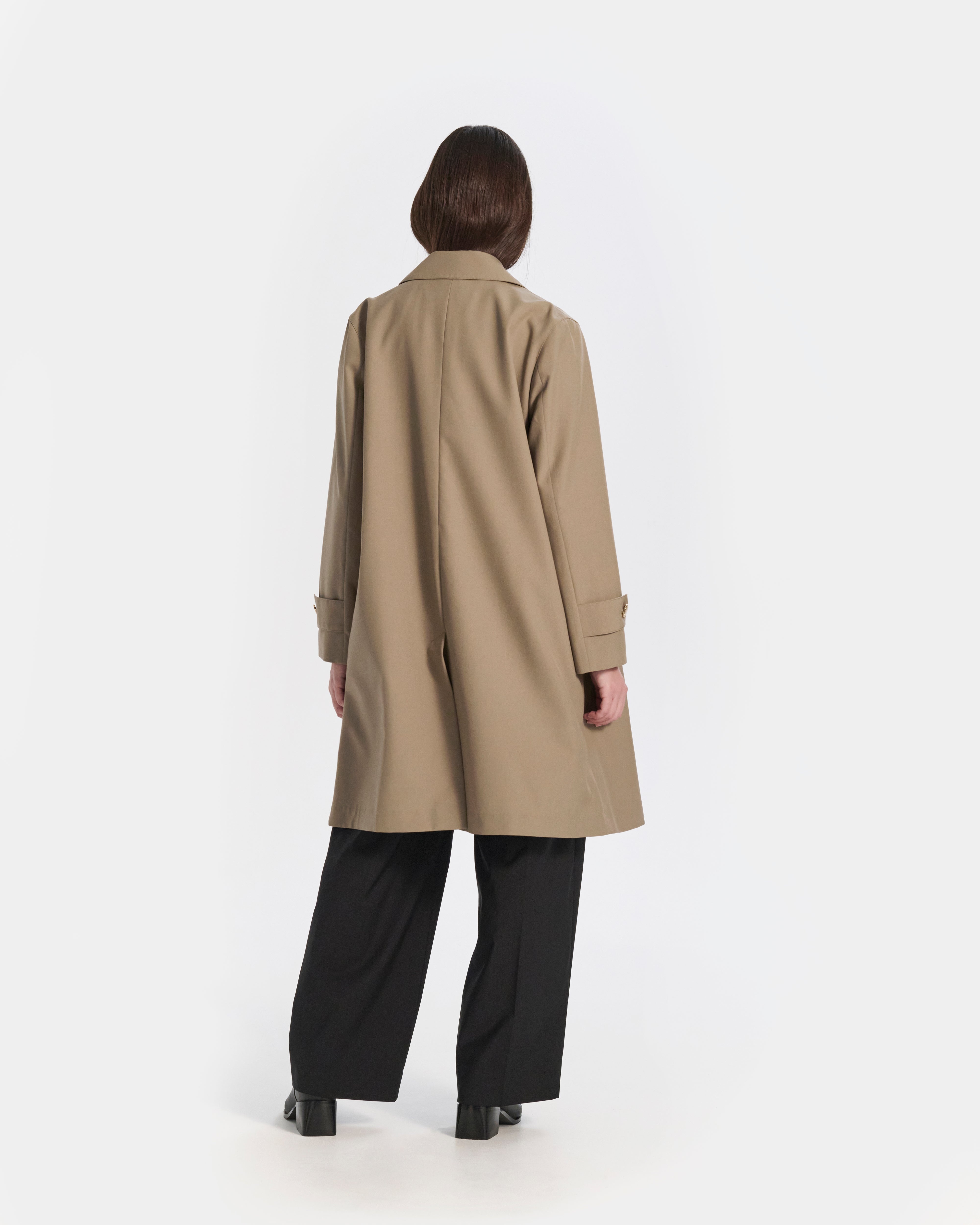 Banton Wool 3/4 Length Coat - 3
