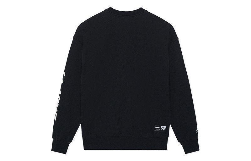 Li-Ning Li-Ning Small Logo Sweatshirt 'Black' AWDSH91-1 outlook