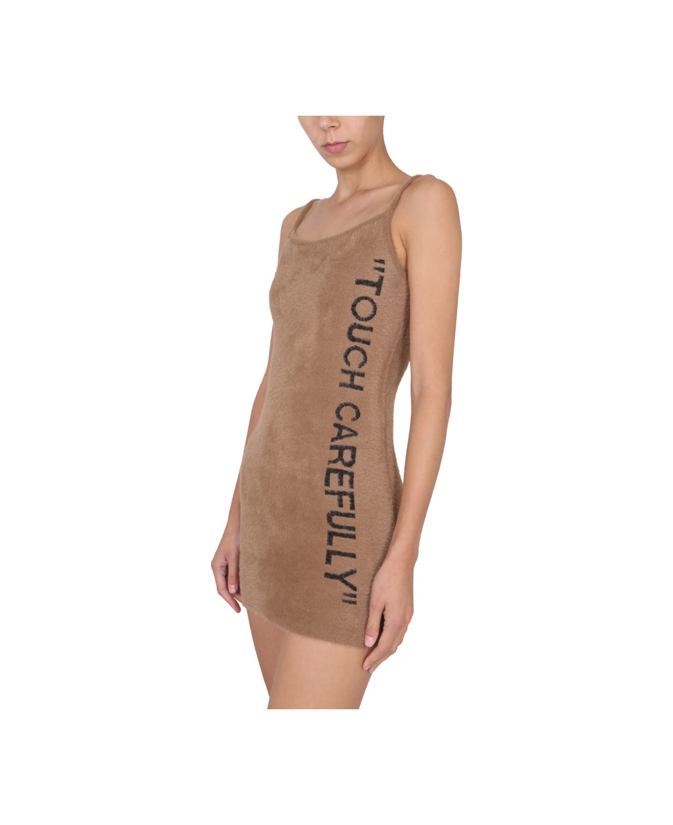 Fuzzy Dress With Logo - 4