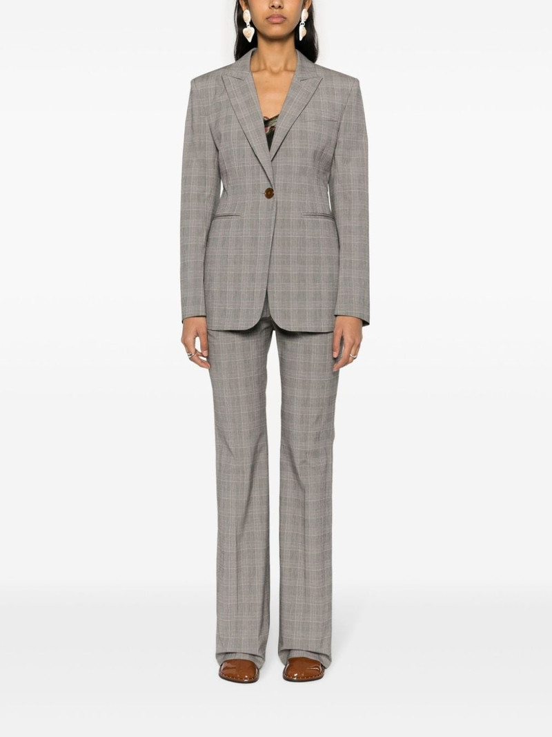 Vivienne Westwood Ray Prince of Wales-print flared trousers outlook