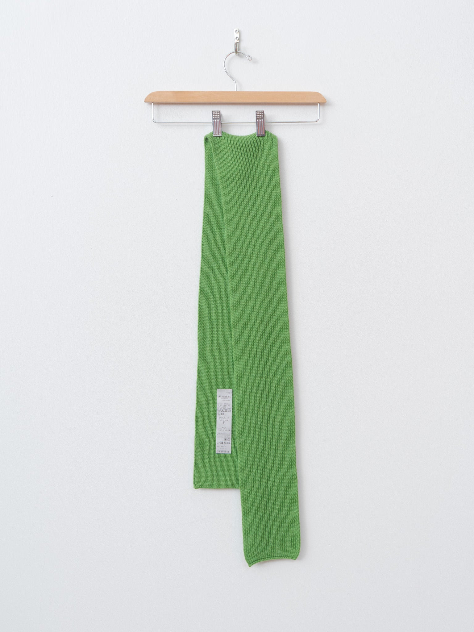 Light Cashmere Knit Stole - Green - 6