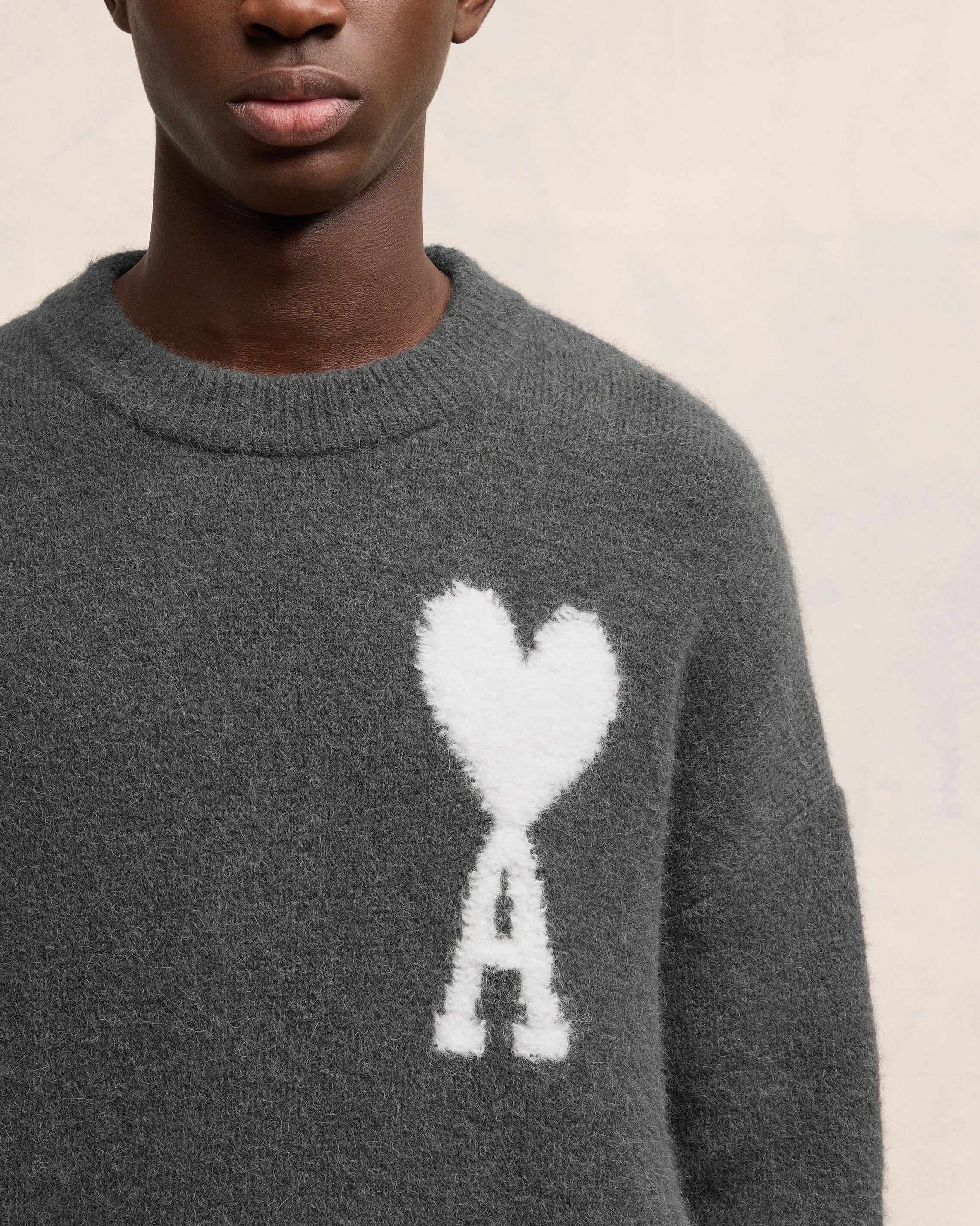 OFF-WHITE AMI DE COEUR CREW NECK SWEATER - 4