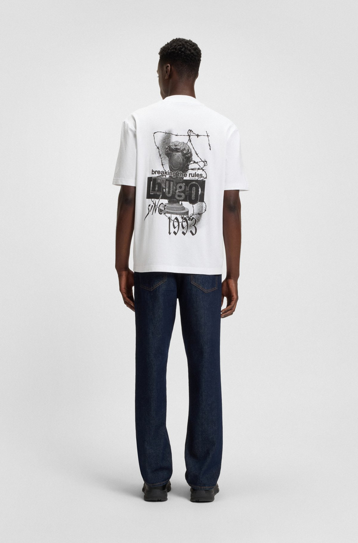 COTTON T-SHIRT WITH LOGO ARTWORK - 5