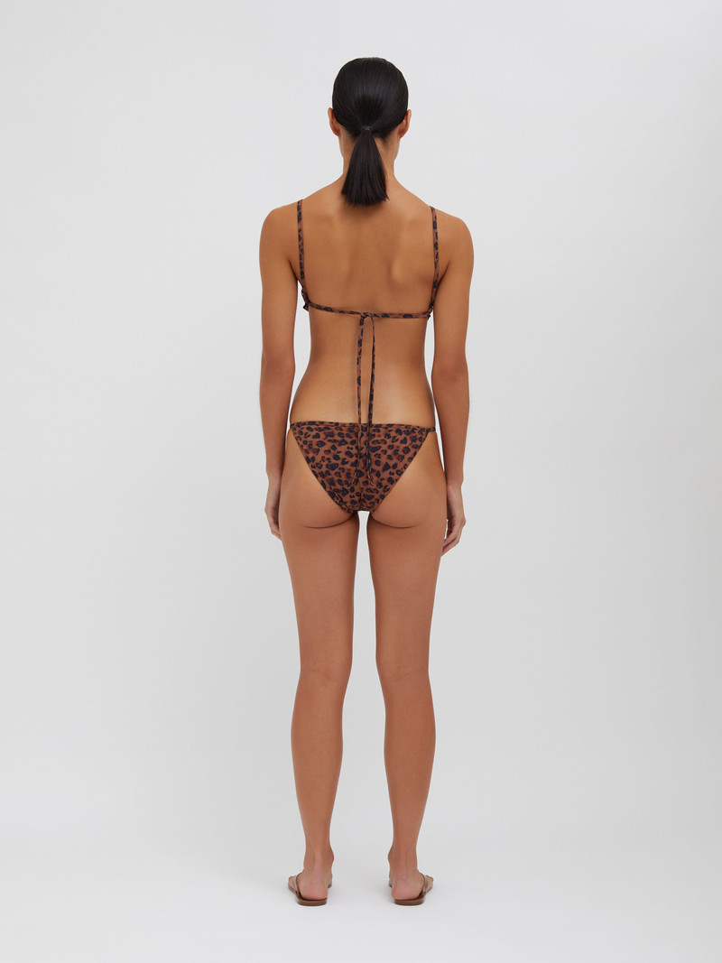 Outlined Print Bikini Top 4