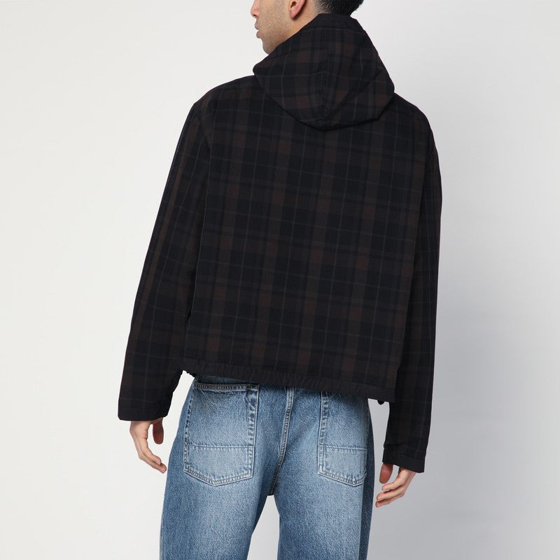 Our Legacy Riviera Black/Brown Jacket With Check Pattern Men - 2