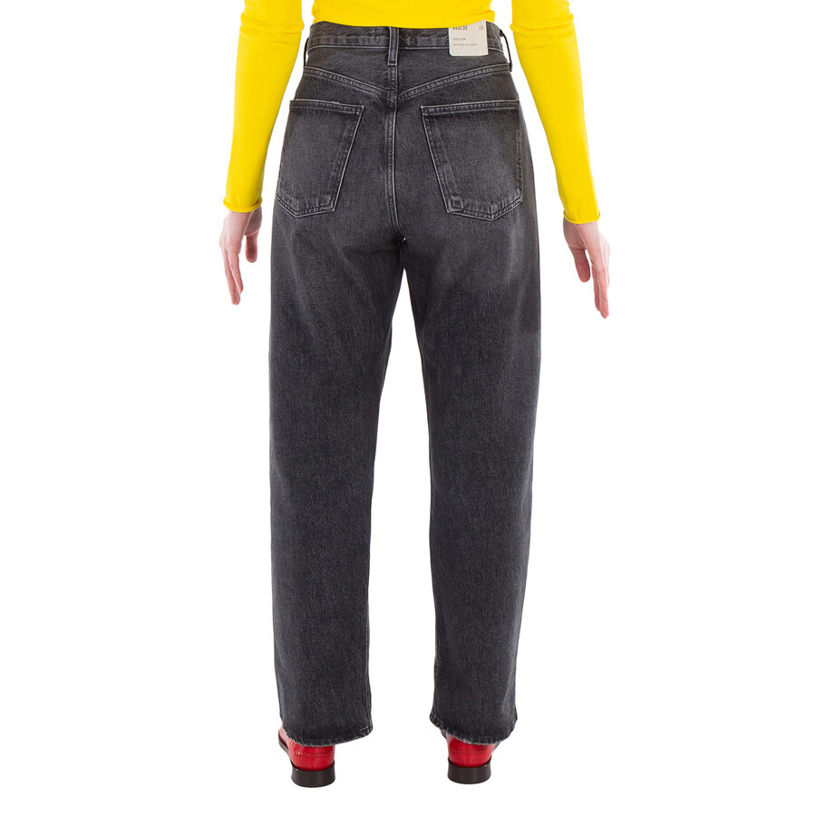 Agolde Ladies Black Fran Jeans - 3