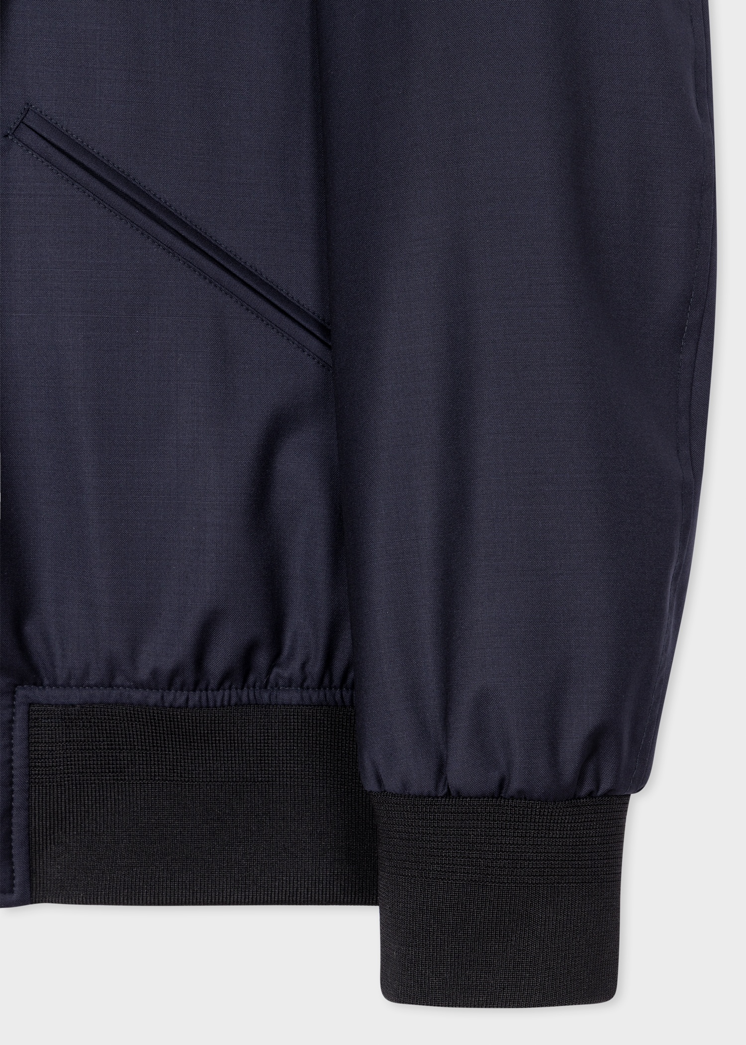 'Storm System' Wool Bomber Jacket - 4