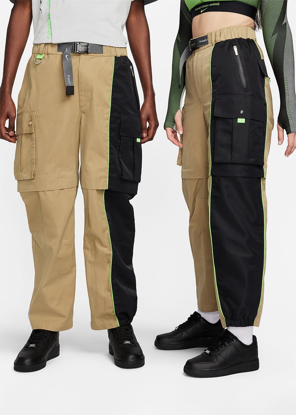 Nike x Feng Chen Wang Cargo Pants Khaki - 4