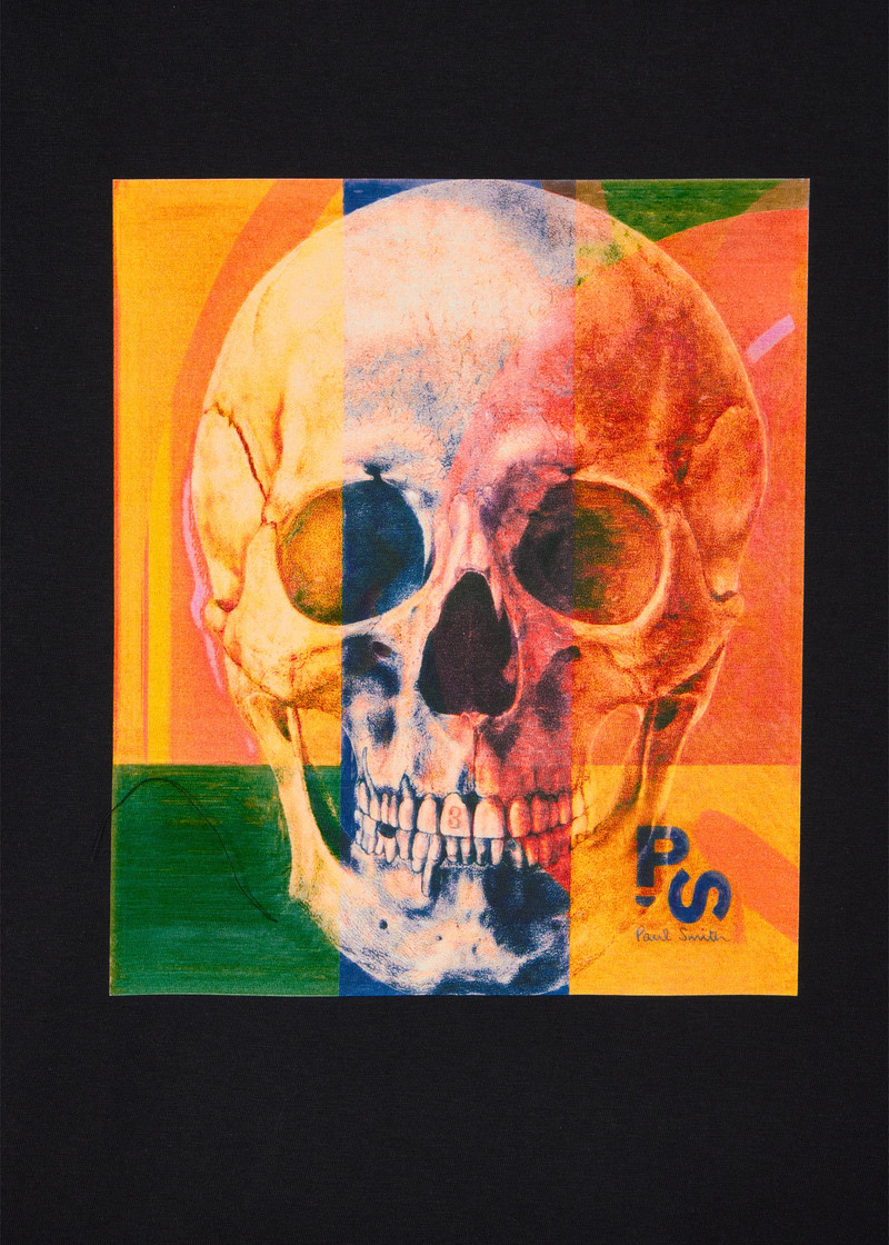 Paul Smith Black 'Skull Square' T-Shirt outlook